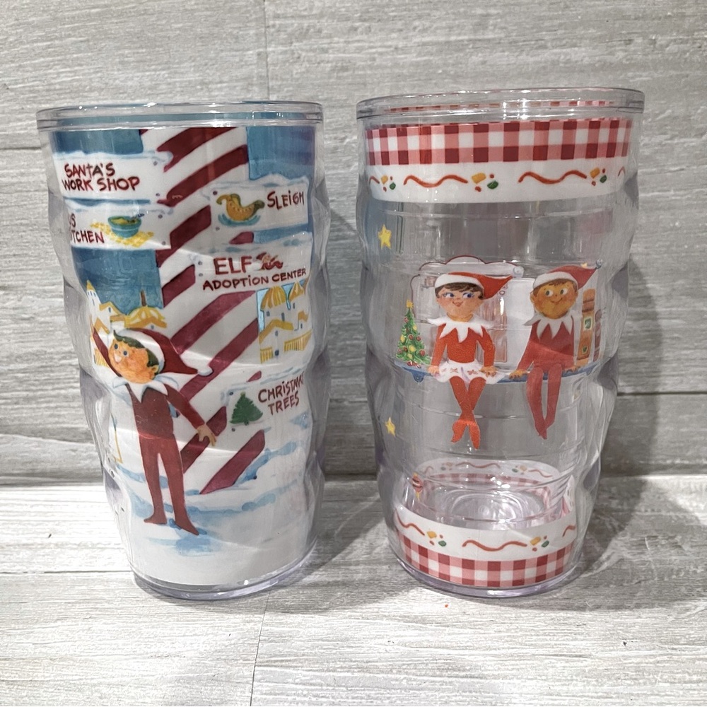 Tervis Tumblers Elf on the Shelf Lot of 2